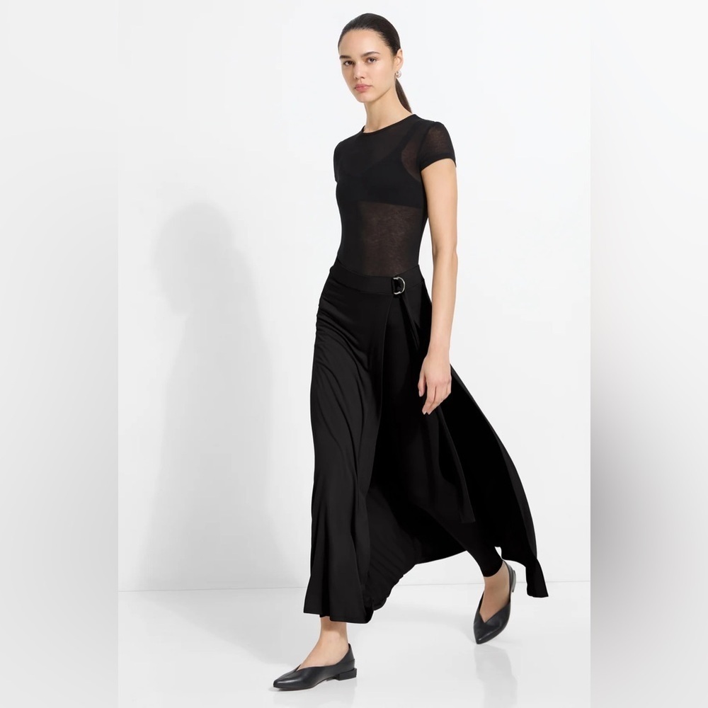 Marcella Waverly Mid-Rise Pleated Wide-Leg Pant Pants-Skirt Langelook